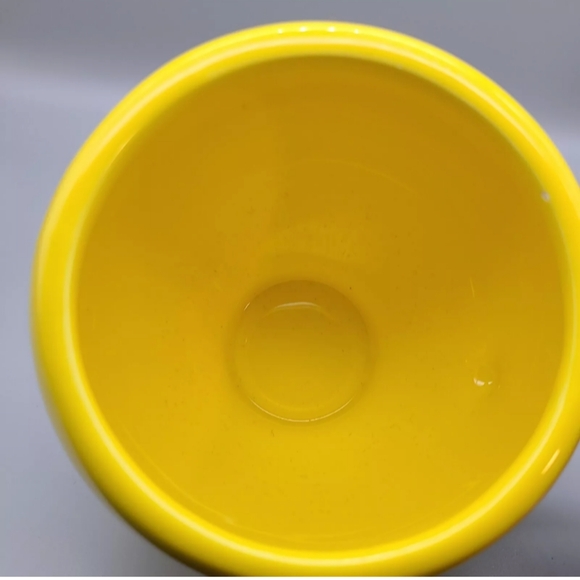 🆕Teleflora Smiley Face Be Happy Yellow Mug Coffee Tea Mug or Planter - Picture 5 of 7